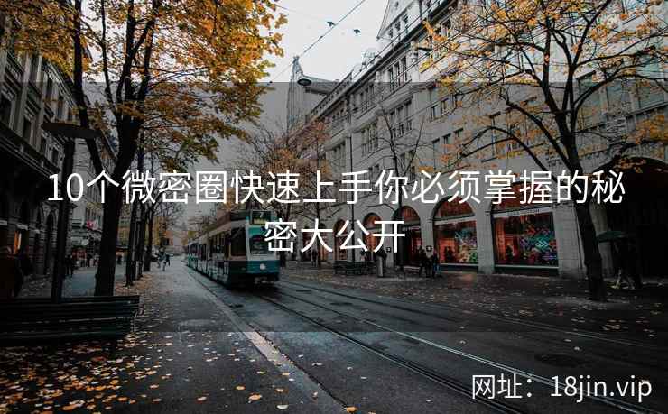 10个微密圈快速上手你必须掌握的秘密大公开