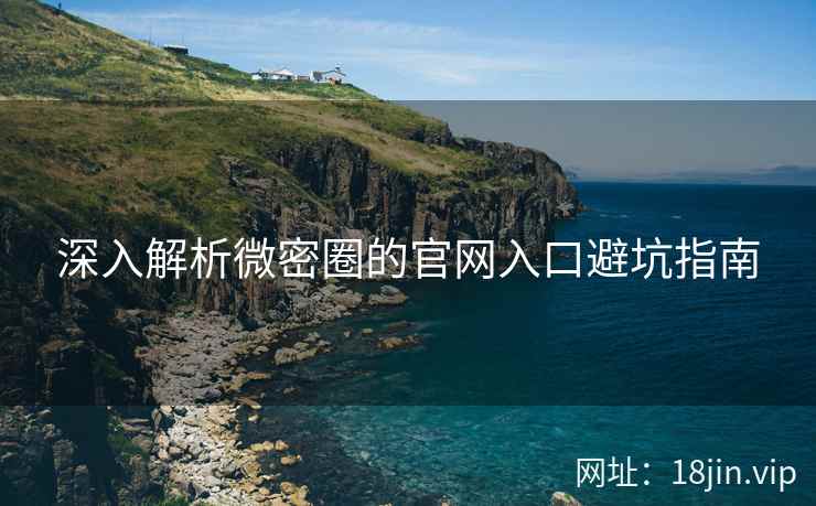 深入解析微密圈的官网入口避坑指南