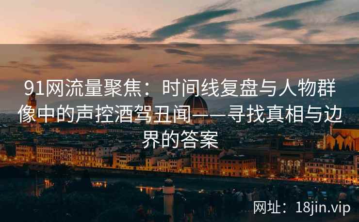91网流量聚焦：时间线复盘与人物群像中的声控酒驾丑闻——寻找真相与边界的答案