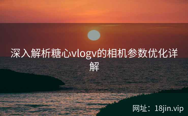 深入解析糖心vlogv的相机参数优化详解